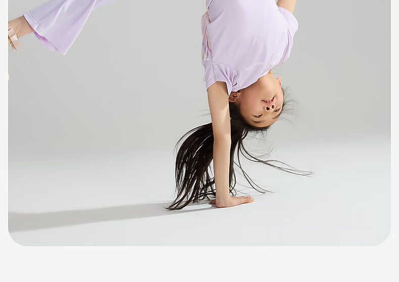 ASK JUNIOR Kids Pants Girls Spring Summer Sun Protection Quick-Dry High Elastic Yoga Flared Leggings Sky Blue 170 71