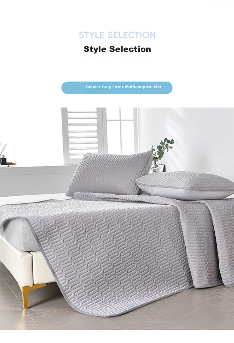 Dohia Latex Multi-Purpose Mattress, Single Washable Cooling Non-Slip Latex Cooling Mat for 1.2m Bed, 195×120cm 4