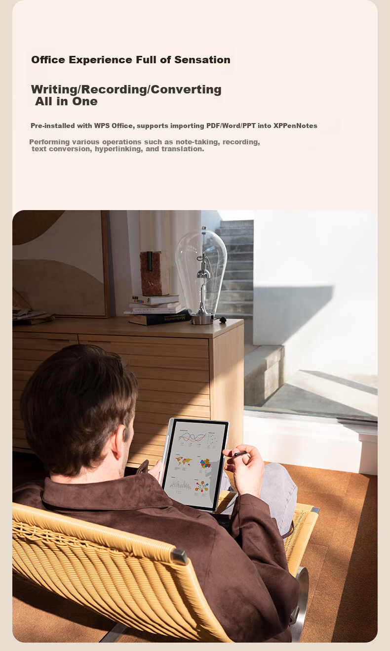 XP-Pen [Color Note Tablet] Handwriting Electronic Notebook, Meeting Record Smart Office Pad E-Ink Book E-Reader Magic Note Pad 10