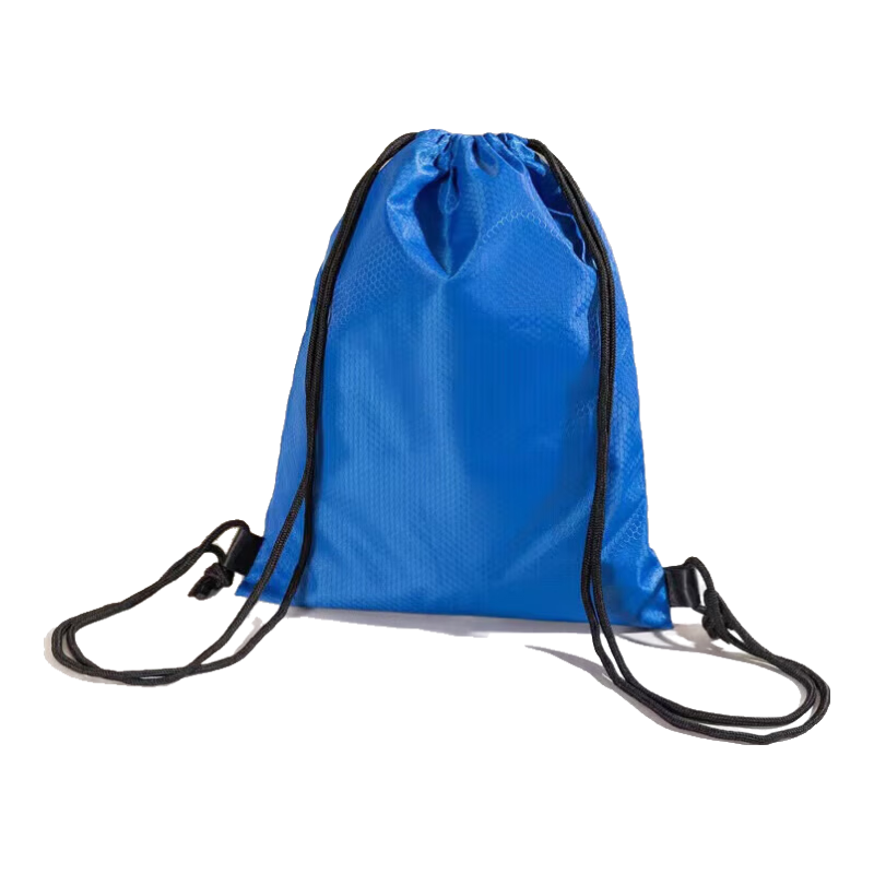 Kelianghuizi Drawstring Closure Travel Backpack, Running Sports Beach Outdoor Travel Bag, Portable Storage Bag, Shoulder Bag, Blue