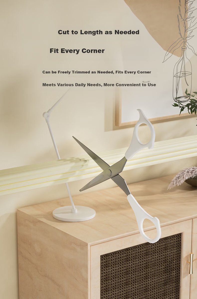 BEIDELI Multifunctional Anti-Collision Strip for Baby Furniture, Cabinet Corner Guard, Protective Edge Strip, No Glue Required, W-Shaped White, 4 Meters 6