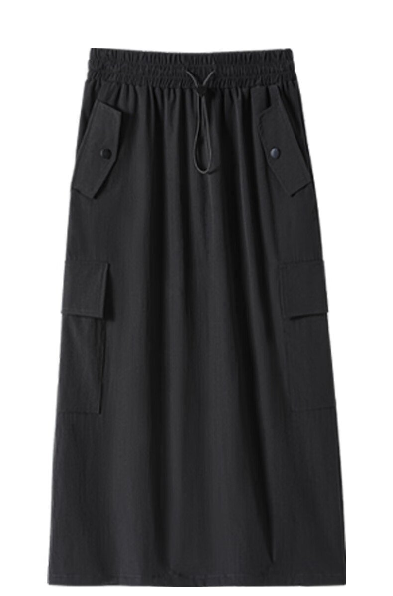 Baleno S&K Series Long Cargo Skirt for Women 2026 Summer New High-Waist Slimming Comfortable Skirt 19