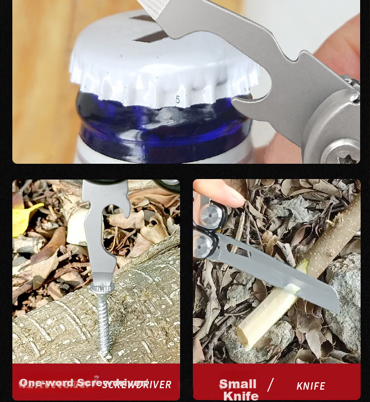 GEDUN Multi-Functional Tool Pliers, Folding Pliers, Portable Survival Knife, Outdoor Emergency Rescue Tools, Tactical Pliers, Wrench, Scissors 10