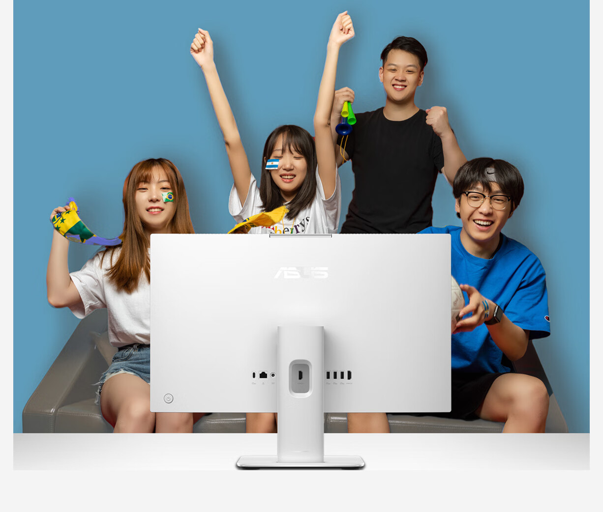 ASUS Dawn All-in-One PC 27-inch High Refresh Rate (Core i5-210H, 16GB DDR5, 1TB SSD, Wireless Keyboard and Mouse, White) 4