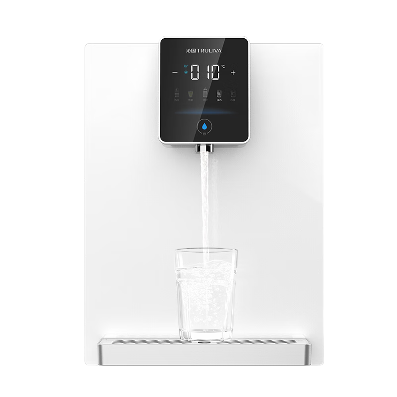 TRULIVA Wall-Mounted Hot And Cold Water Dispenser, Instant Hot And Cold, Ice Water Experience, Home Under-Sink Water Purifier, All-In Direct Drinking Companion, High Flow Rate Compatible with W-O6412