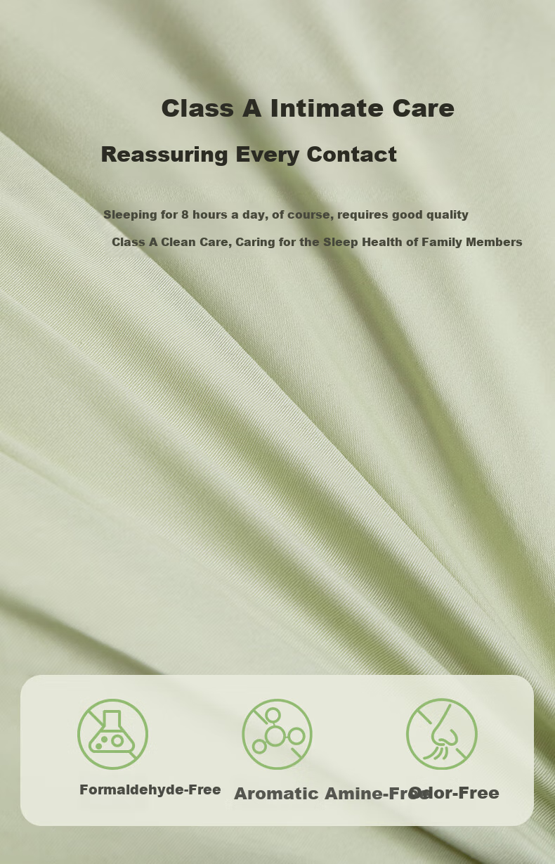 Hengyuanxiang Pure Cotton Three-Piece Set, Class A Antibacterial, 100% Pure Cotton Bed Sheet, Duvet Cover, Pillowcases, Bedding Set, Apple Green (Duvet Cover 150*200cm) 2