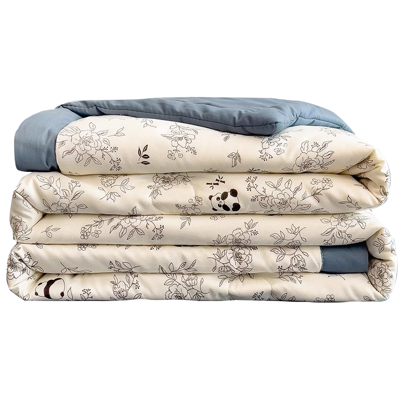 MUJI Children's Summer Cooling Quilt Air Conditioning Quilt Baby Class A Soybean Fiber Spring Autumn Summer Thin Quilt Garden 150*200cm