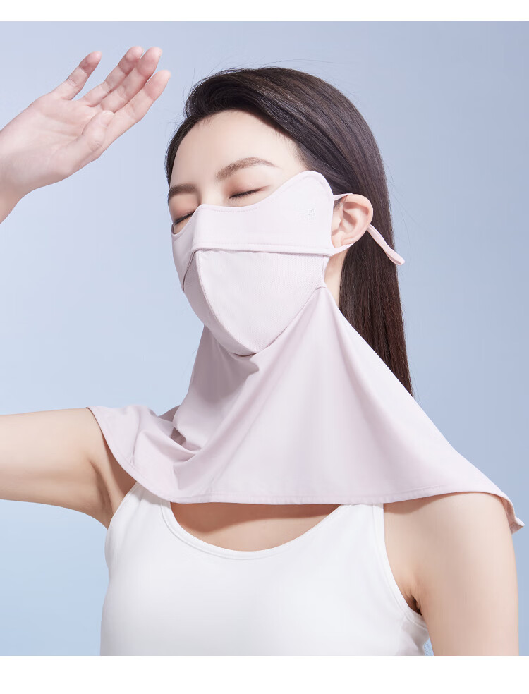 Hodo Women's UPF50+ Sunscreen Face Mask Summer Cooling Breathable Sun Protection Neck Guard UV Protection Face Bikini 9
