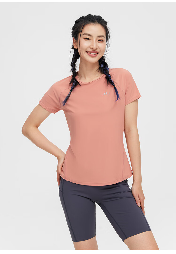 Pioneer Camp Women's Quick-Dry T-Shirt Summer New Breathable Sports Quick-Dry Outdoor Fitness Running Crew Neck Short Sleeve Top 15