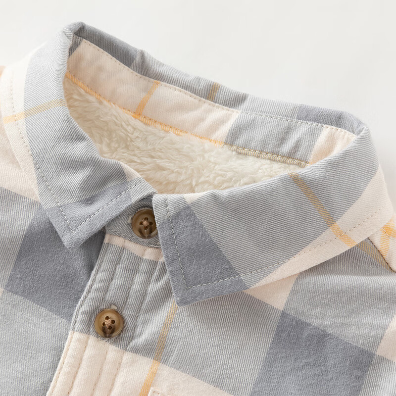David Bella Boys' Autumn Shirt Plaid Jacket Children's Shirt Kids' Clothing