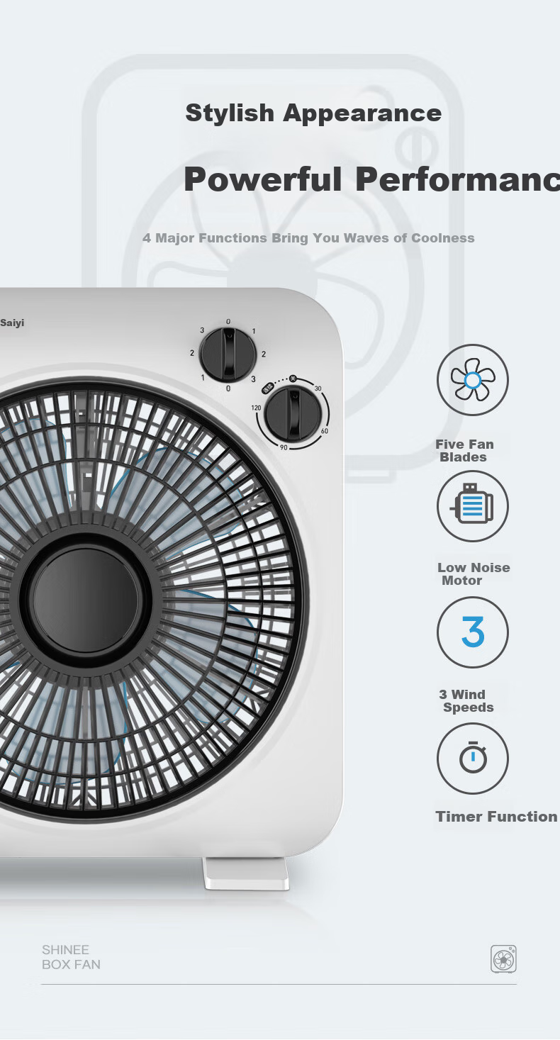 Shinee Electric Fan, Desktop Page Fan, Dormitory Table Fan, Small Desk Fan, AC Fixed Frequency Hongyun Fan, Five Blades, 120-Minute Timer Fan KYT25-1 2