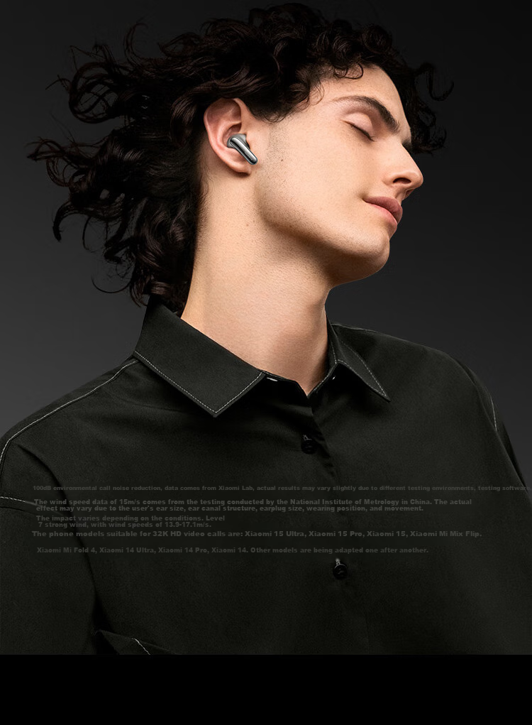 MI Buds 5 Pro In-Ear Noise-Cancelling Translation Recording Bluetooth Earphones Compatible with Android And Apple Phones, Wi-Fi Version, Phantom Black 6
