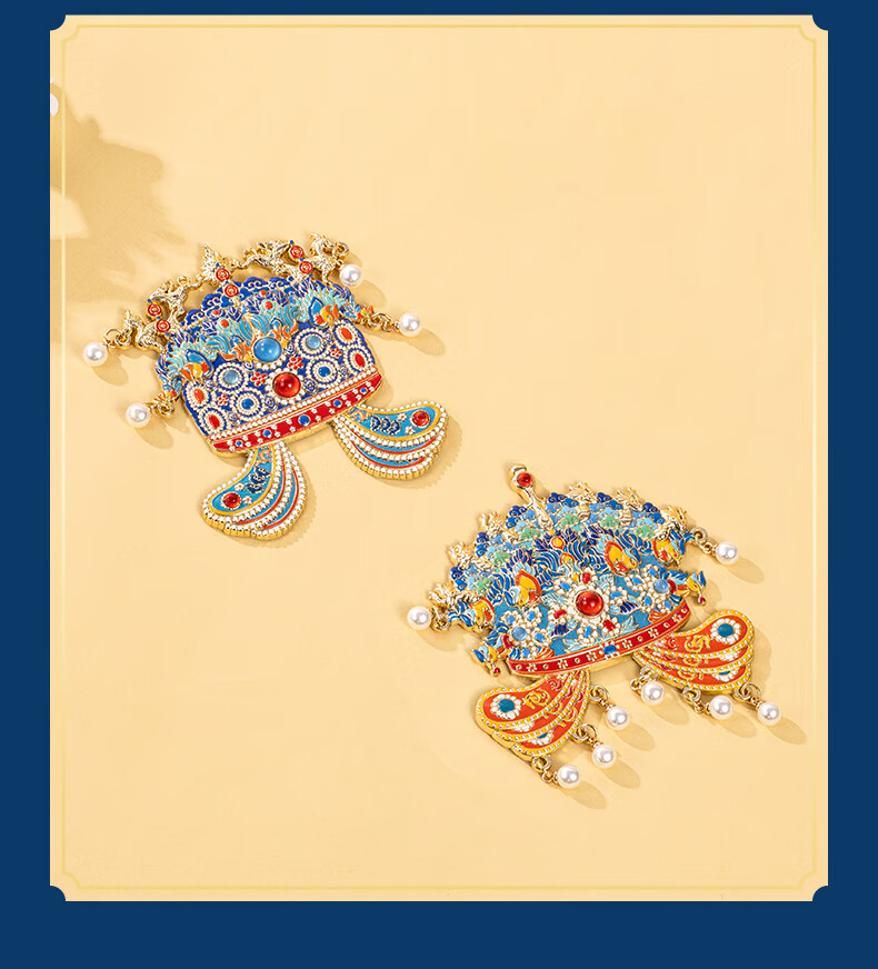 TIANSE Jiulong Jiufeng Crown Refrigerator Magnet National Museum Cultural Creative Beijing Travel Forbidden City Souvenir Chinese Style Teacher's Day Birthday Gift TS-5995 Cardboard Packaging 5