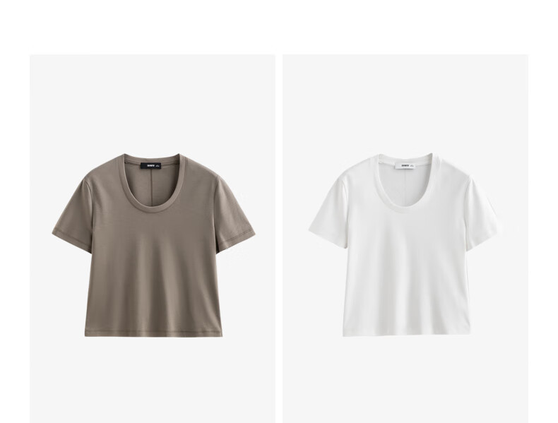 Chuyu Mulberry Silk T-Shirt for Women, 2025 New Style, Mandarin Collar Short Sleeve Simple Versatile Top, Ice Lake Blue, M 30