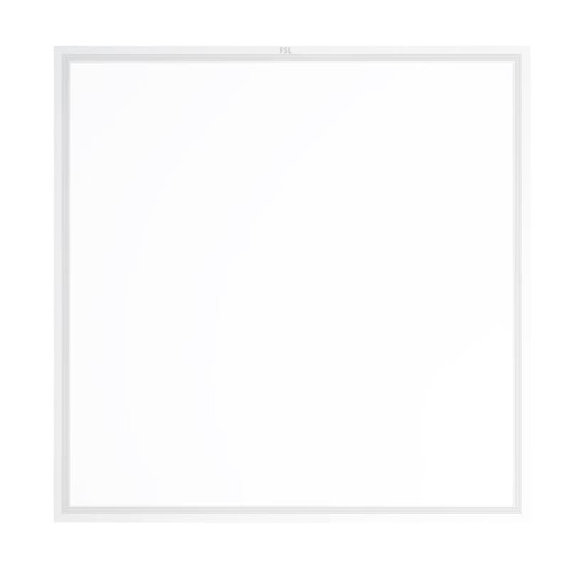Foshan Lighting (FSL) LED Integrated Ceiling Panel Light, Ultra-thin Aluminum Buckle Embedded 40W 6500K White Light, Aluminum Frame 600x600mm