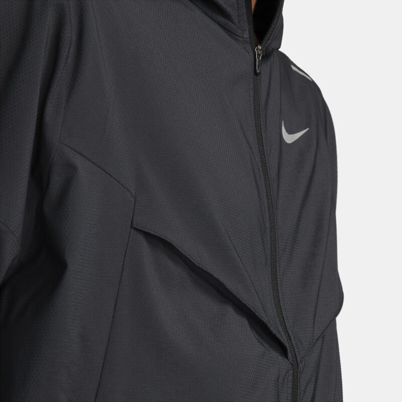 NIKE Slim-Fit Stand Collar Women's Long-Sleeve Jacket, Sporty Casual IB1999-010 Black L 4