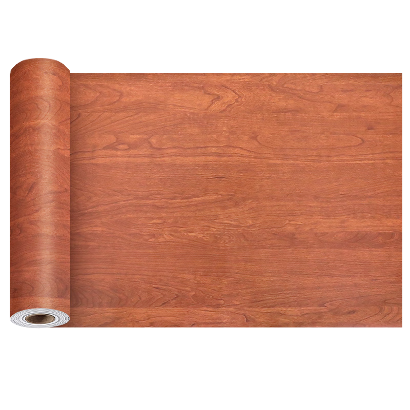 Modouyu Furniture Sticker Wood Grain Imitation Self-Adhesive Apple Pattern 60*300cm Desk Cabinet Renovation Sticker for Old Furniture
