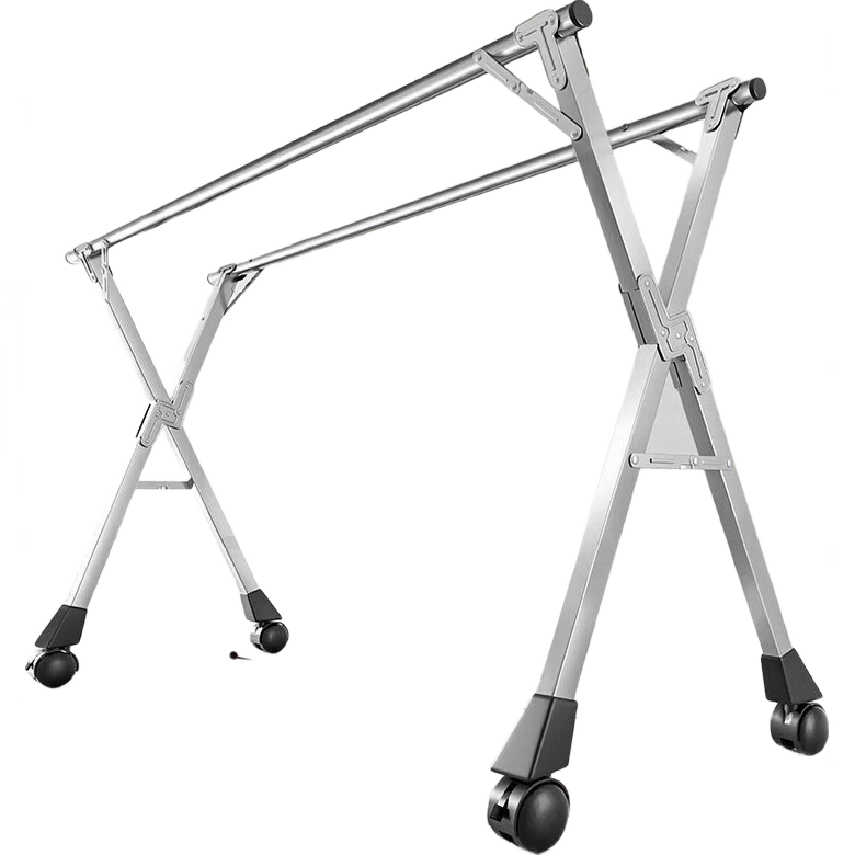 Jingjiayi Foldable Clothes Drying Rack, Indoor And Outdoor Balcony Clothes Hanger for Quilts And Clothes, No Installation Required