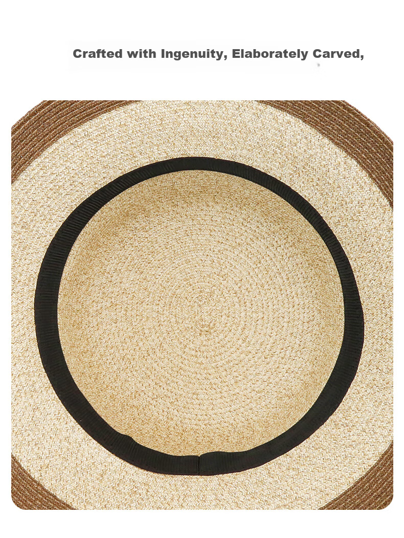 MARJA KURKI (MARJAKURKI) Mother's Birthday Gift, Fisherman Hat, Sun Hat, Sun Protection Straw Hat, Anziru Su, Beige 14