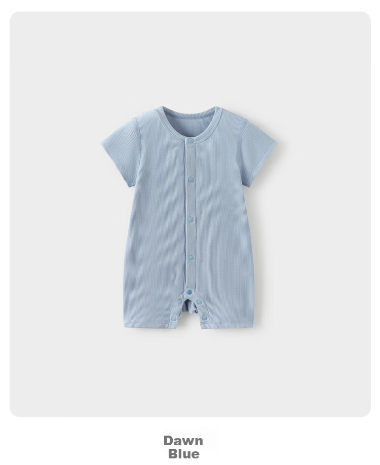 Babylove Summer Modal Lightweight Breathable Baby Romper Short Sleeve Onesie for Boys And Girls, Home Wear Clothing 10