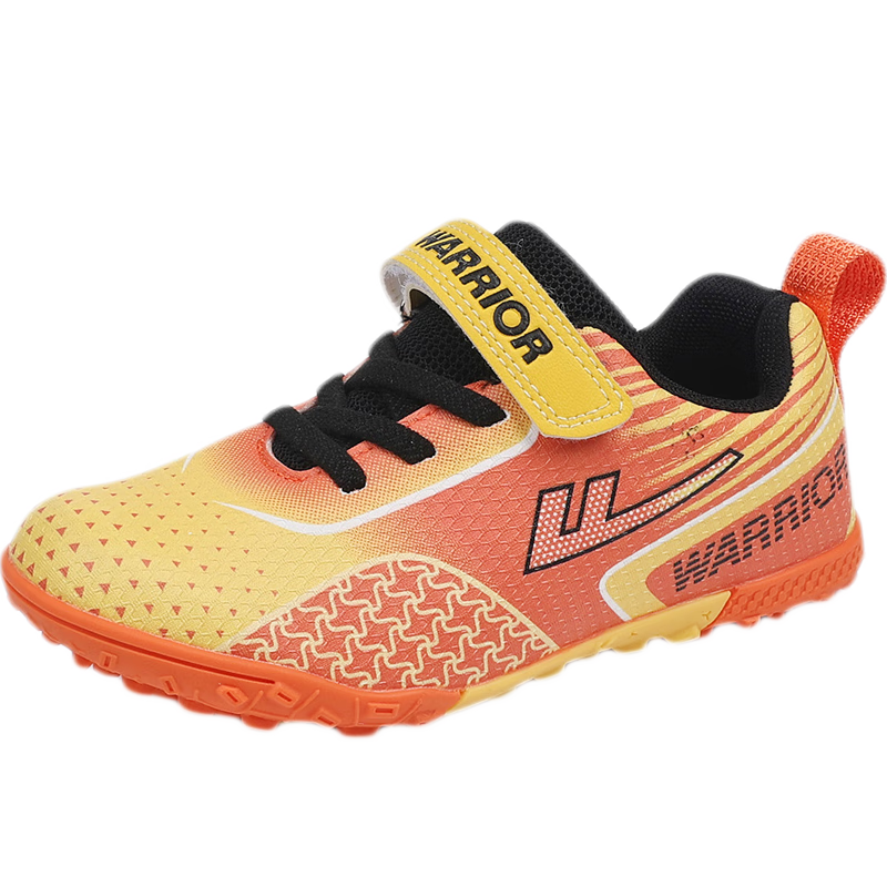 Warrior Children's Soccer Shoes for Boys And Girls, Elementary And Middle School Students' Specialized Cleats Training Shoes WZ-B578T Orange Yellow 37