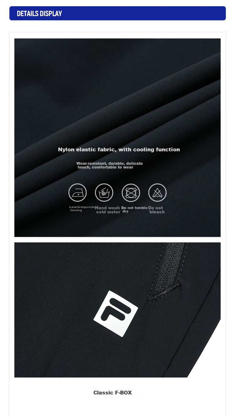 FILA Official Men's Summer Thin Breathable Sun-Protective Knit Jogger Pants Fitness Trousers 14