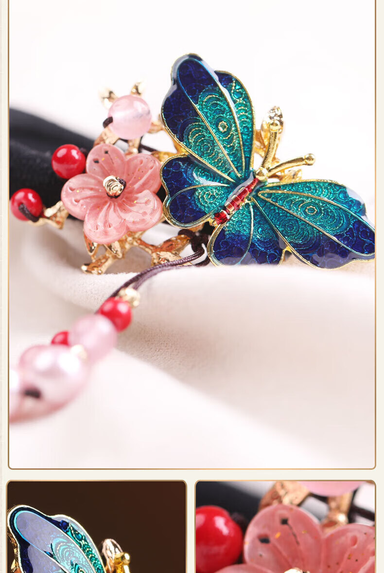 Gunai Simple Hair Ties, Elastic Bands, Hair Accessories for Women, New Cute Style on Instagram, Goddess Day And New Year Gift for Girls 11