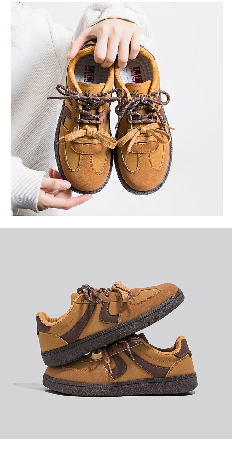 HUANQIU Gray Dexun Shoes for Women, Niche Original Korean Style Student Sneakers, New Versatile Casual Skateboard Shoes for Women in Spring 2026 8