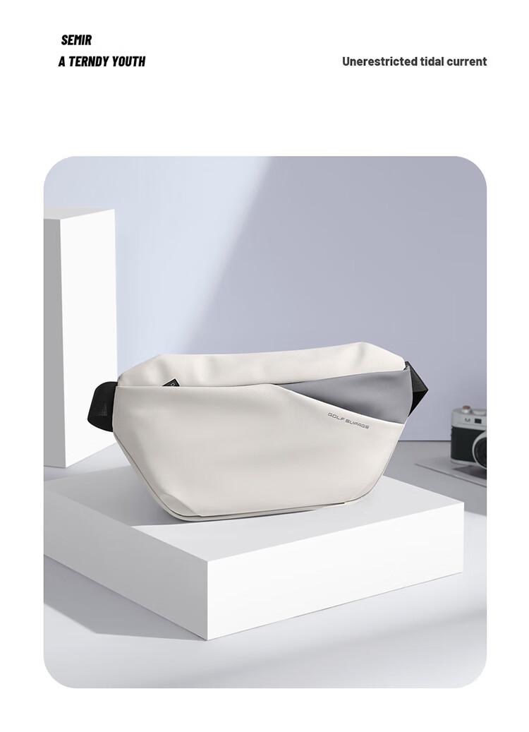 GOLF Chest Bag, Men's Casual Crossbody Bag, Shoulder Bag, IPad And Phone Bag, Water-Resistant Sports Cycling Small Backpack 8