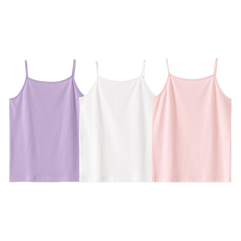 Dingguagua Girls' Camisole Tank Top, Pure Cotton, Baby And Children's Underwear, Undershirt, All Cotton, 642-1, 140