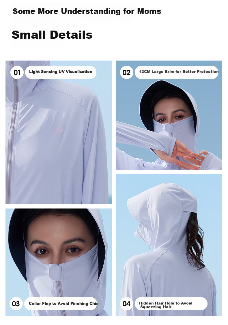 Beitaisi Children's Sun Protection Clothing, 2026 New Style Ice Silk Skin Coat, UV-Resistant Breathable Parent-Child Sun Protection Garment for Boys And Girls 35