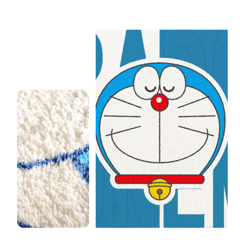 Dajiang Doraemon Co-Branded Carpet, Bedroom Bedside Rug, Children's Room Cartoon Fun Long Strip Carpet, 60x160cm