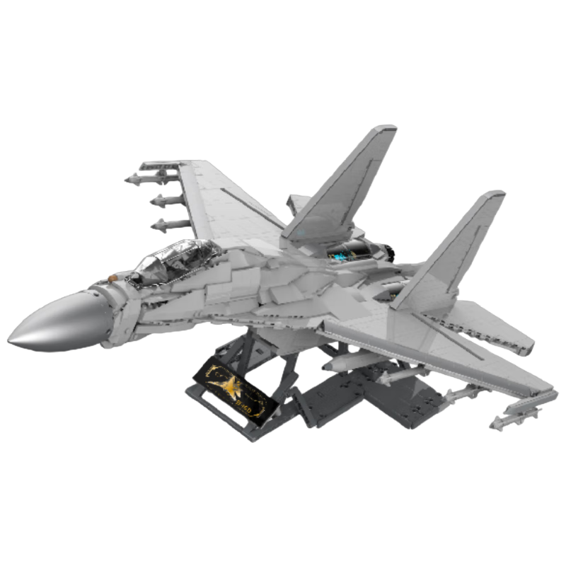 ENLIGHTEN Building Block Toy Military Fighter Jet Model, Boys' Birthday Gift, J-16D Electronic Attack Aircraft
