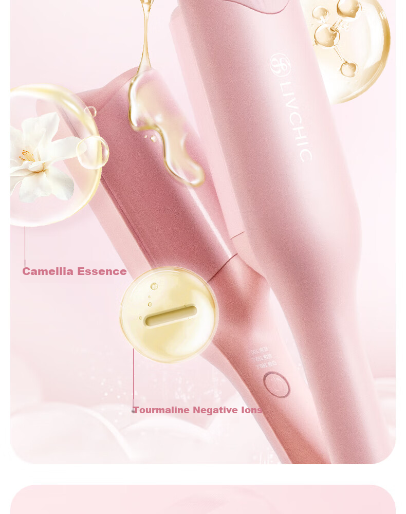 LivChic Egg Roll Hair Curler, 32mm Volumizing Egg Roll Clip, French-Style Egg Roll Curler, Big Wave Hair Tool, Hair Clipper, Straightening Iron, 520 Gift, Purple S3 II 15