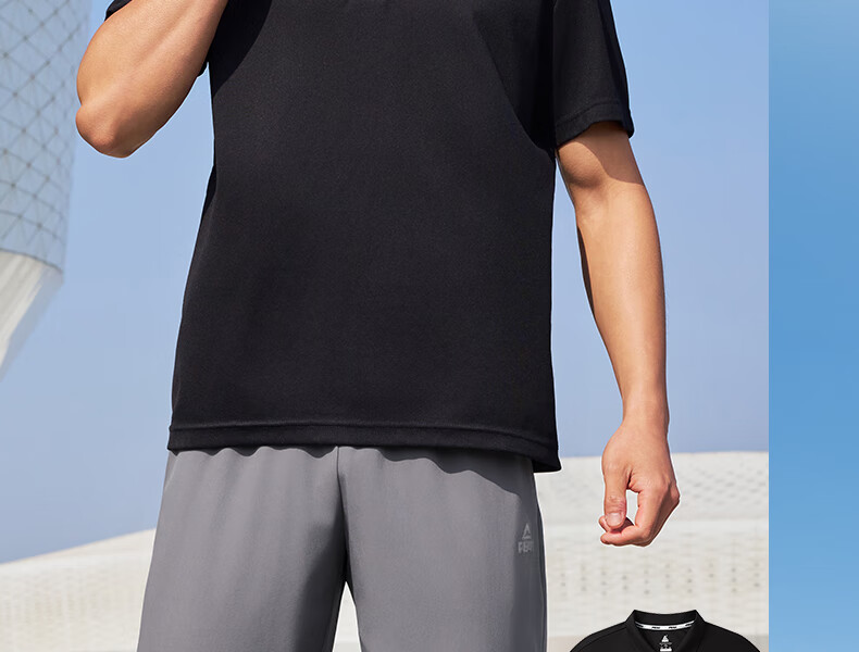 PEAK Polo Shirt for Men, Summer New Style, Sports Fitness Business Top, Breathable Casual T-Shirt, Loose Short Sleeve DF652241 9