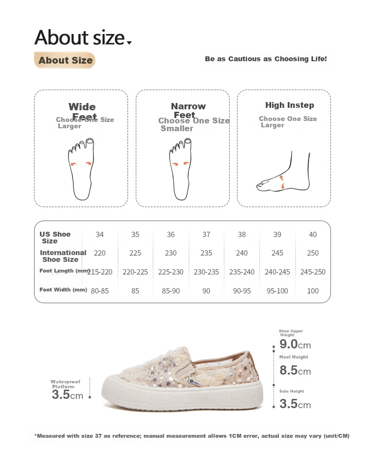 J&M Women's Loafers, Summer Platform Thick-Soled Mesh Breathable Casual Slip-On Shoes for Women, White, Size 36 6