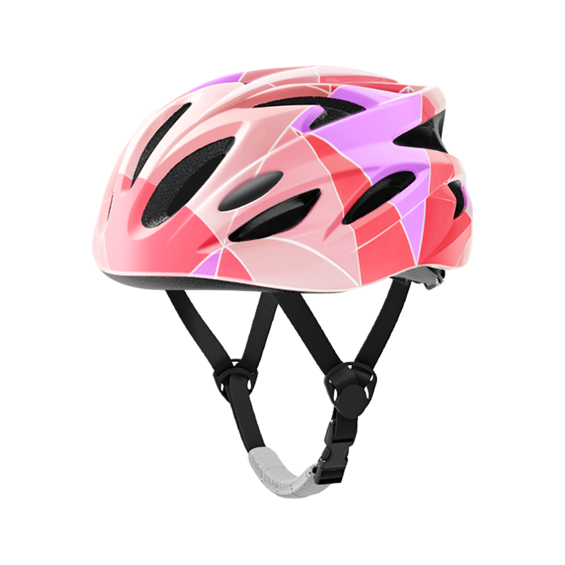 Little Champion Kids Helmet Protective Gear Upgraded Inline Skating Cycling Integrated Adjustable Head Size Single Helmet Pink Back-to-School Gift