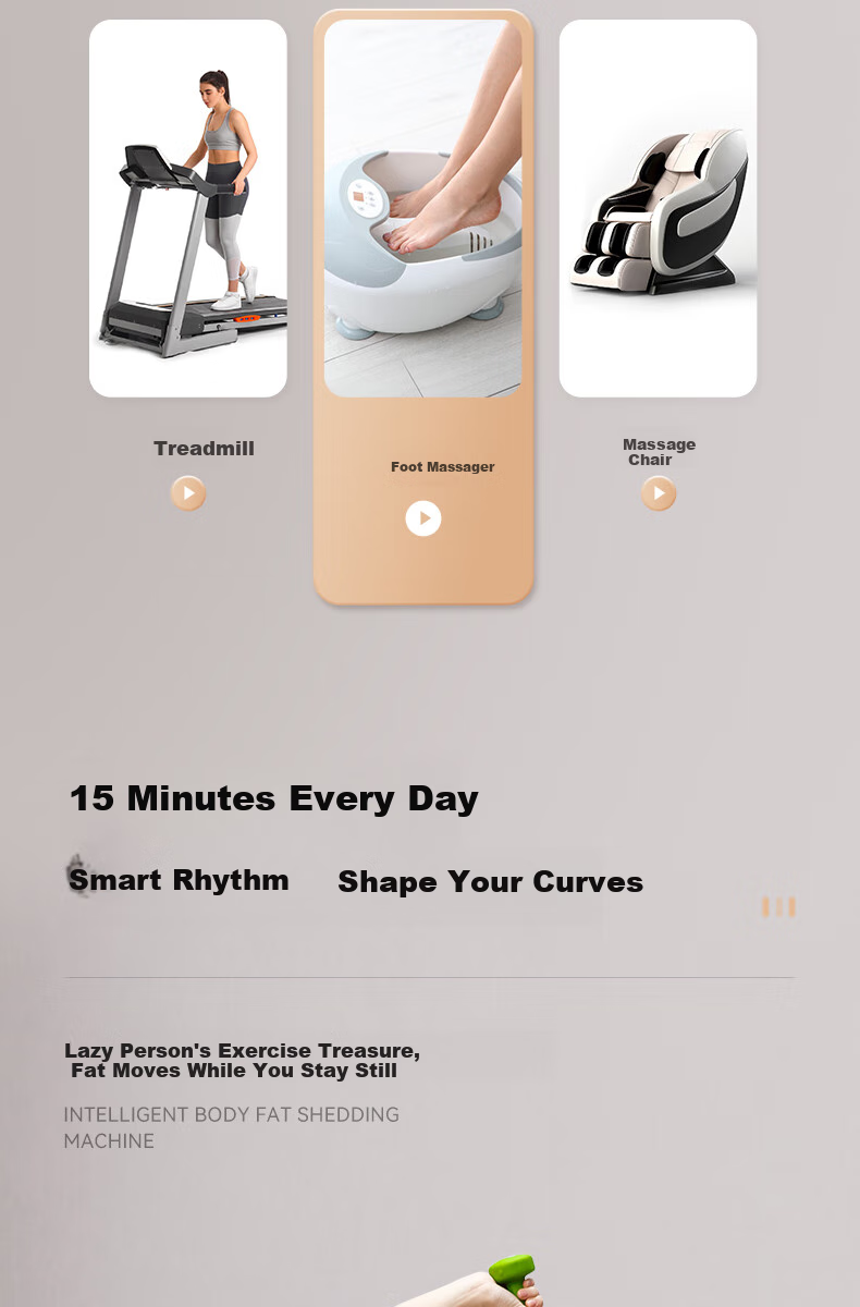 Smart VK Fat Burning Machine, Vibration Machine, Rhythmic Weight Loss Equipment, Lazy Person's Belly Slimming Device, Fat-Burning Vibrator for Home Fitness 5