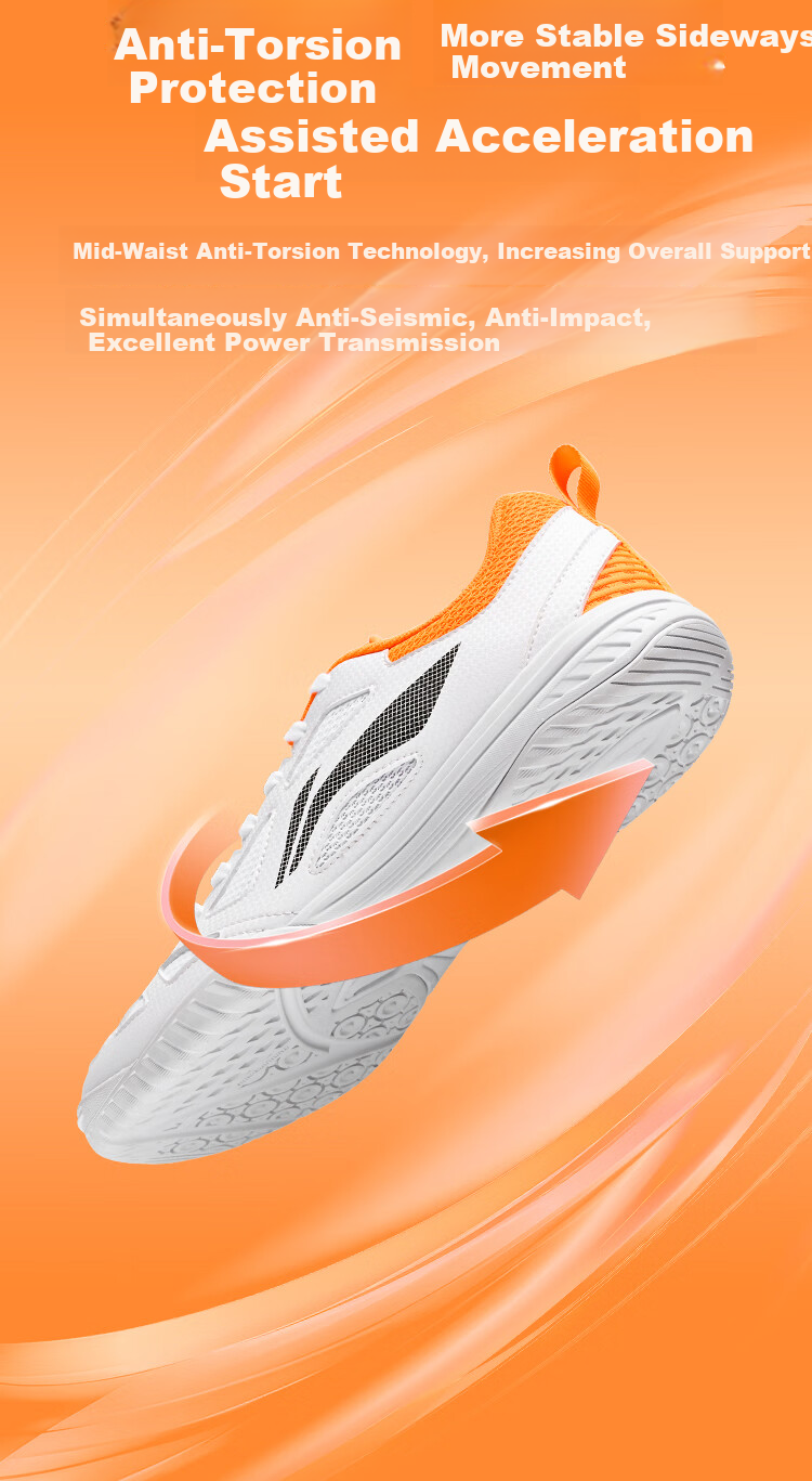 Li-Ning Professional Table Tennis Shoes, Wang Chulin And Sun Yingsha Training And Competition Non-Slip Wear-Resistant Sports Shoes, MAGE Series for Men And Wome 5