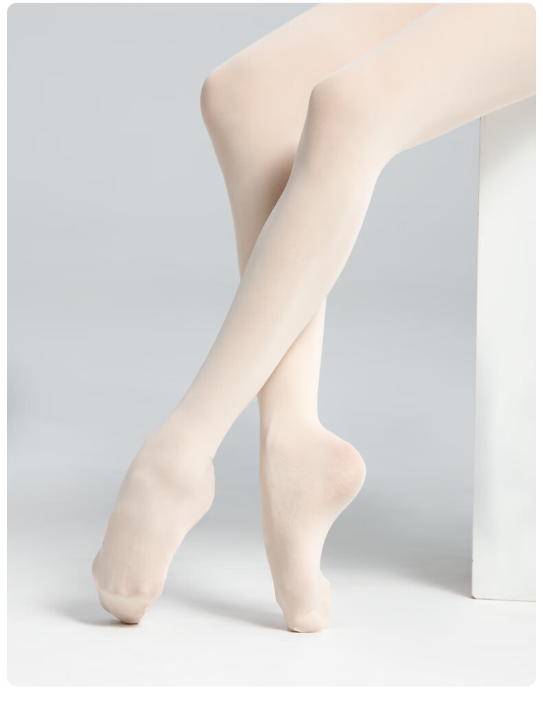 Bowuwuyuan Dance Tights 60D Adult Women's Ballet Practice Stockings White Pantyhose Ballet Dance Socks Stockings Autumn Seaso 3
