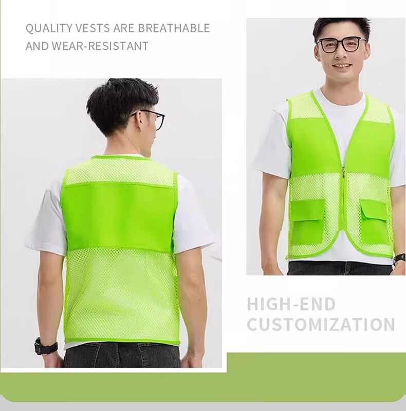 Laorui Work Vest, Summer Logistics Delivery, Instant Food Delivery Rider, Mesh Breathable Workwear Vest, Customizable 15