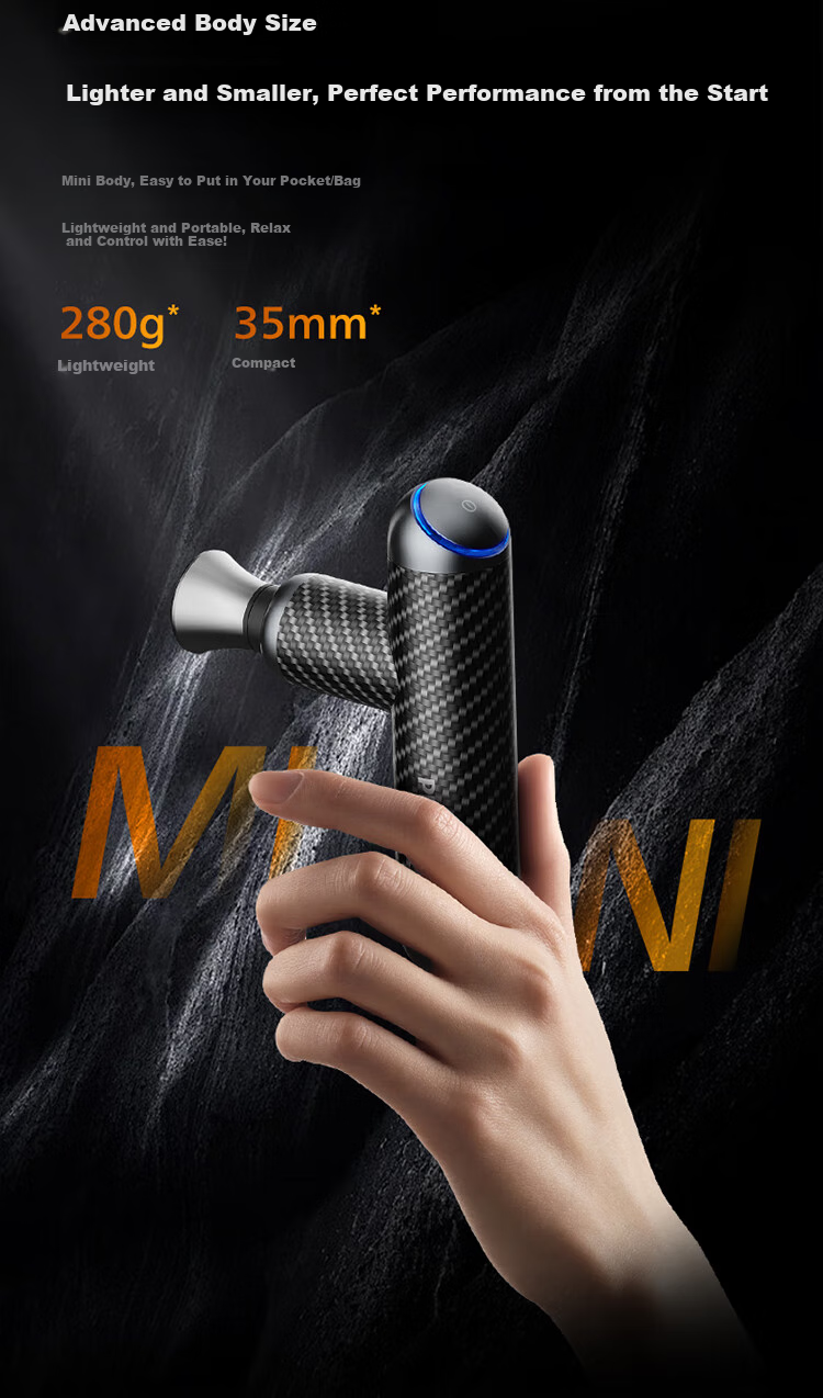 PHILIPS Mini Massage Gun, Professional Deep Tissue Massager, Fascia Gun 5101G(C), Gift for Boyfriend/girlfriend on Holidays And Birthdays 5