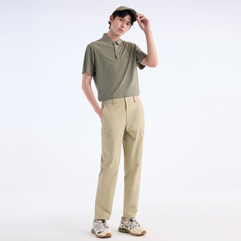 JOEONE Men's Short-Sleeve Polo Shirt, Moisture-Wicking Quick-Dry 7A Antibacterial Polo Shirt, Summer High-Elasticity Short-Sleeve T-Shirt for Me