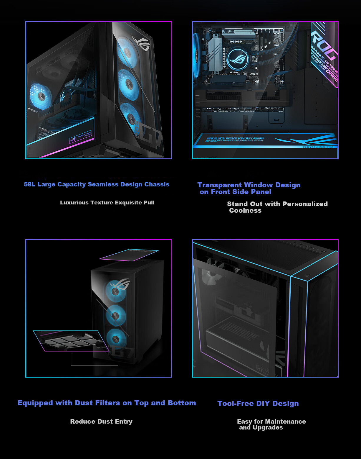 ROG Moba 9X Desktop Gaming PC (U7-265KF RTX 5080 16GB GPU 32GB DDR5 1TB SSD) 13