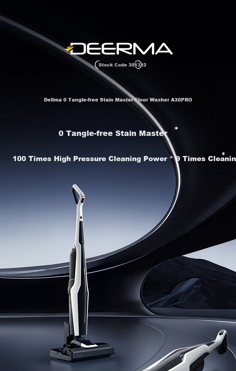 Deerma [Clearance Price] A30promix Magician Smart Floor Cleaner, Multi-Function Spot Spray Household Sweeping Machine, All-In Self-Cleaning Vacuum Cleaner with Mopping Functio 2