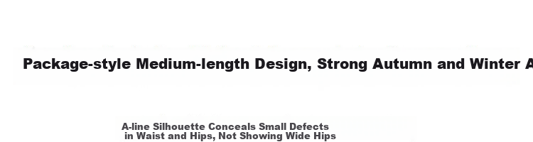 Dme A-Line Skirt, Winter Commute Mid-High Waist Solid Color A-Line Skirt Casual Midi Skirt, Black, M 2