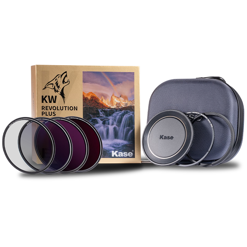Kase Magnetic 82mm CPL Polarizing Filter + ND8 + ND64 + ND1000 Neutral Density Filters, Jinguanglang Second Generation Colorful Magnetic Filter Master Set for Landscape Photography And Photography