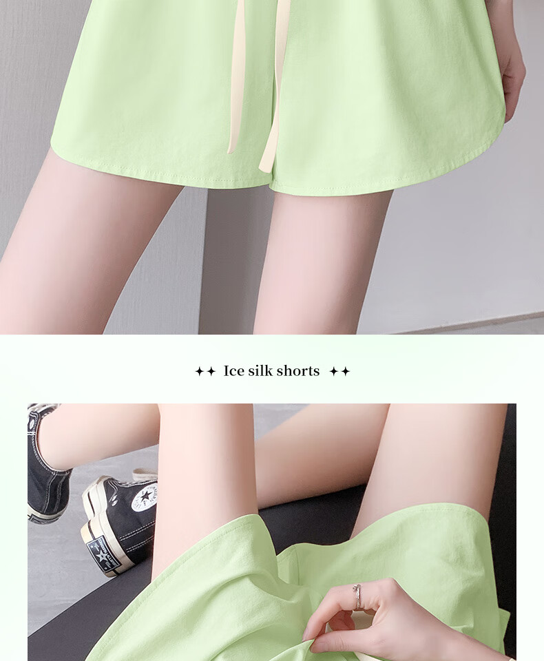 Warrior Women's Sports Shorts Summer 2026 New Loose Slim Outdoor Ice Silk Quick-Dry Antibacterial Five-Point Pants 11