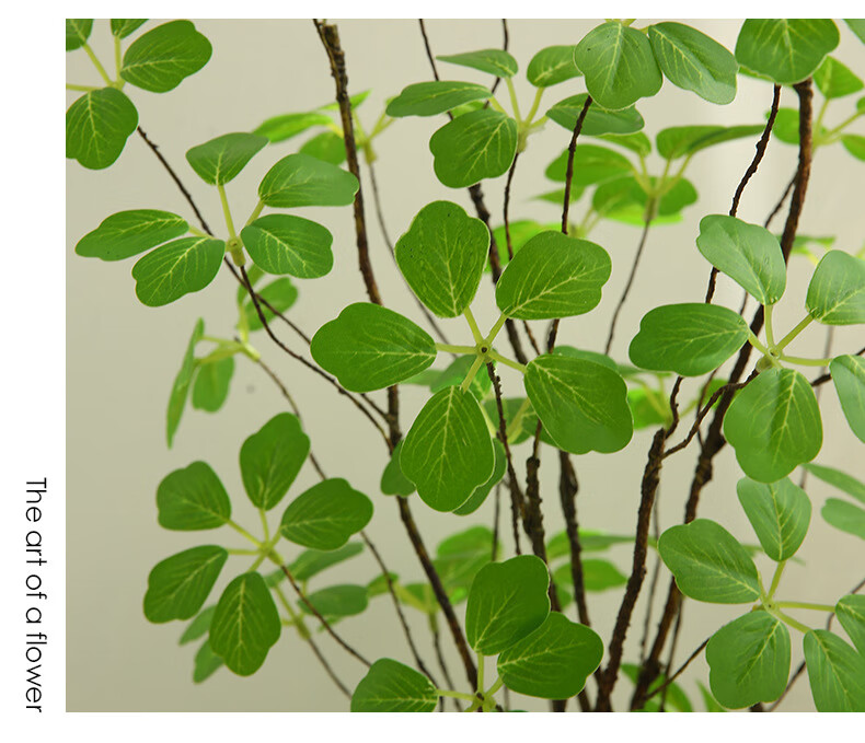 Fanyejia Artificial Green Plant with Realistic Monstera Leaves, Zen-Inspired Artificial Flowers for Indoor Living Room, Entryway Decoration, And Home Decor Ornament 2