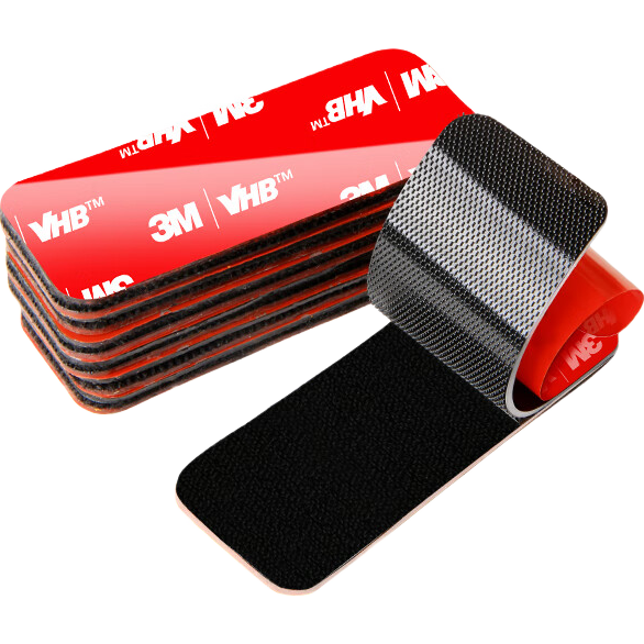 3M Adhesive Velcro, Self-Adhesive Fixing Tape, Double-Sided High-Adhesion Heat-Resistant Non-Slip Gadget, 40*50mm